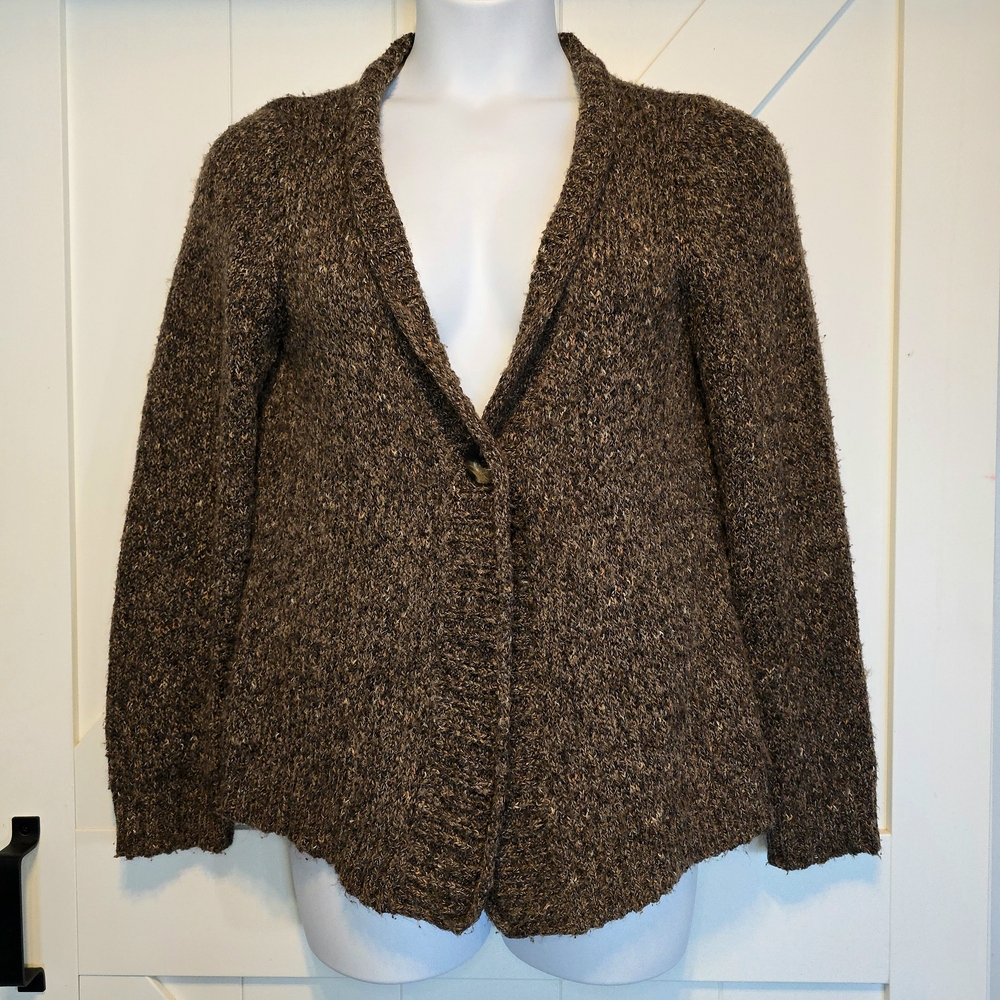 Charter Club Brown Textured Sweater